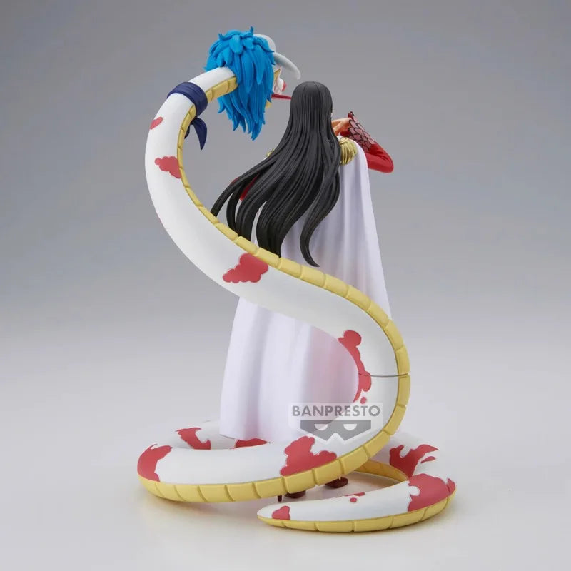 Bandai Original Banpresto Anime One Piece DXF DIE GRANDLINE SERIE EXTRA Boa Hancock PVC Action Figure Modell Sammlung Spielzeug