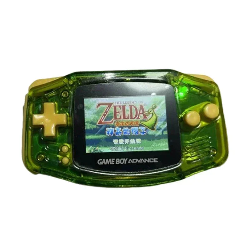 Mini GBA Handheld Game Console Mini Portable Gamepad Ips Screen Transparent Gamer Console With Battery Flip Machine Custom Gifts