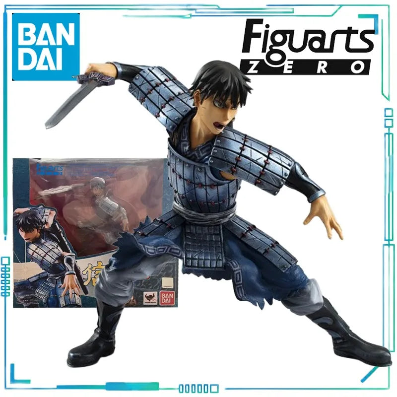 BANDAI SPIRITS Genuine FiguartsZERO Series Kingdom Anime Model Toys Ying Zheng, Li Xin, He Dao Dian Finished Product Model