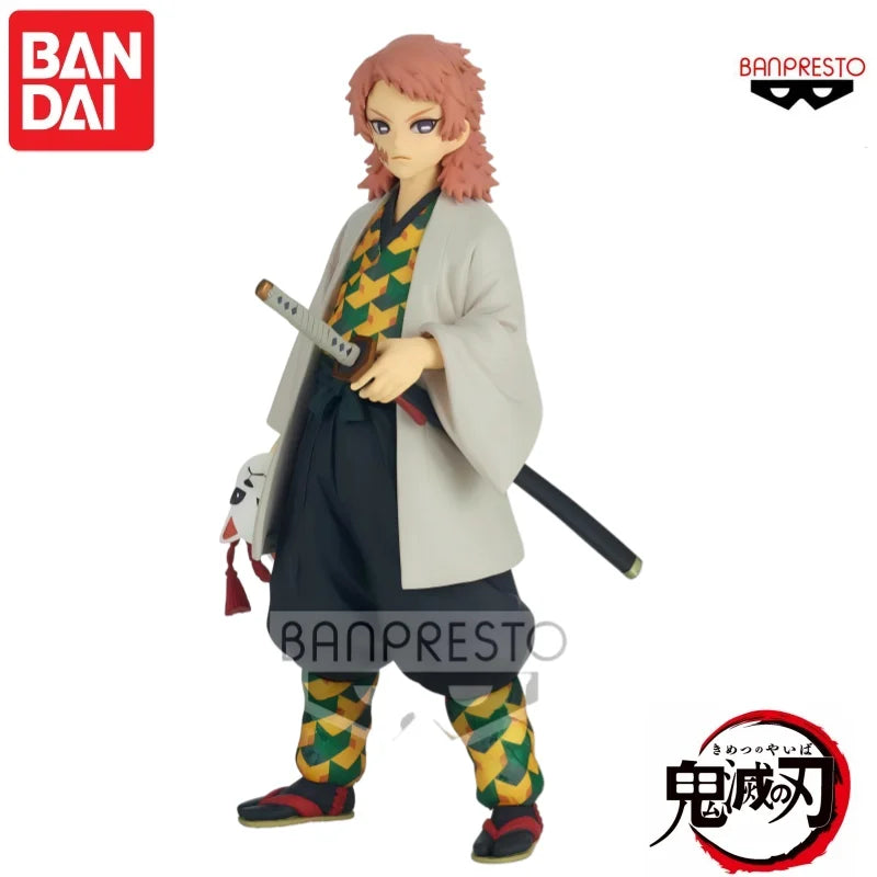 In Stock Original Bandai Banpresto Demon Slayer Sabito Trip Outfit Primary Colours Prizes Garage Kit Ornaments Static