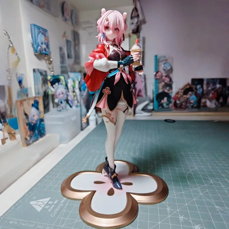 In Stock Original Myethos Honkai Star Rail March 7th Hunting 1/8 Scale Action Figure Collectible Toy Gift Desktop Ornament