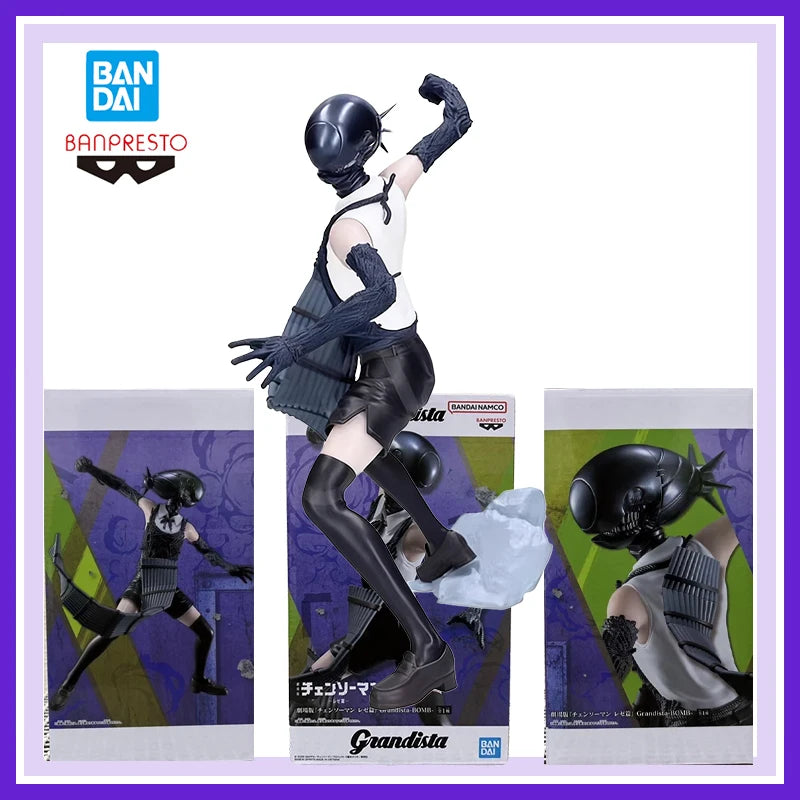Original Bandai Banpresto Chainsaw Man Makima Premium Collectible Figure Anime Action Figures Model 20Cm Decoration Gift Toy