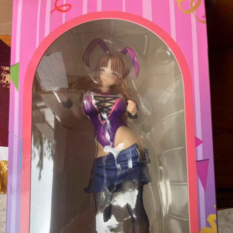 New Kuzuhara Usagi Bunny Girl Figure PVC Black Stockings Pleated Skirt High-Detail Action Figure Model Collectible Toys Gifts