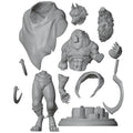 1/24 Вълк войник Сива смола Фигурка Играчка Небоядисана GK Кукла Несглобена 3D Принт Монтаж Миниатюрна Редукционна Статуя Играчка