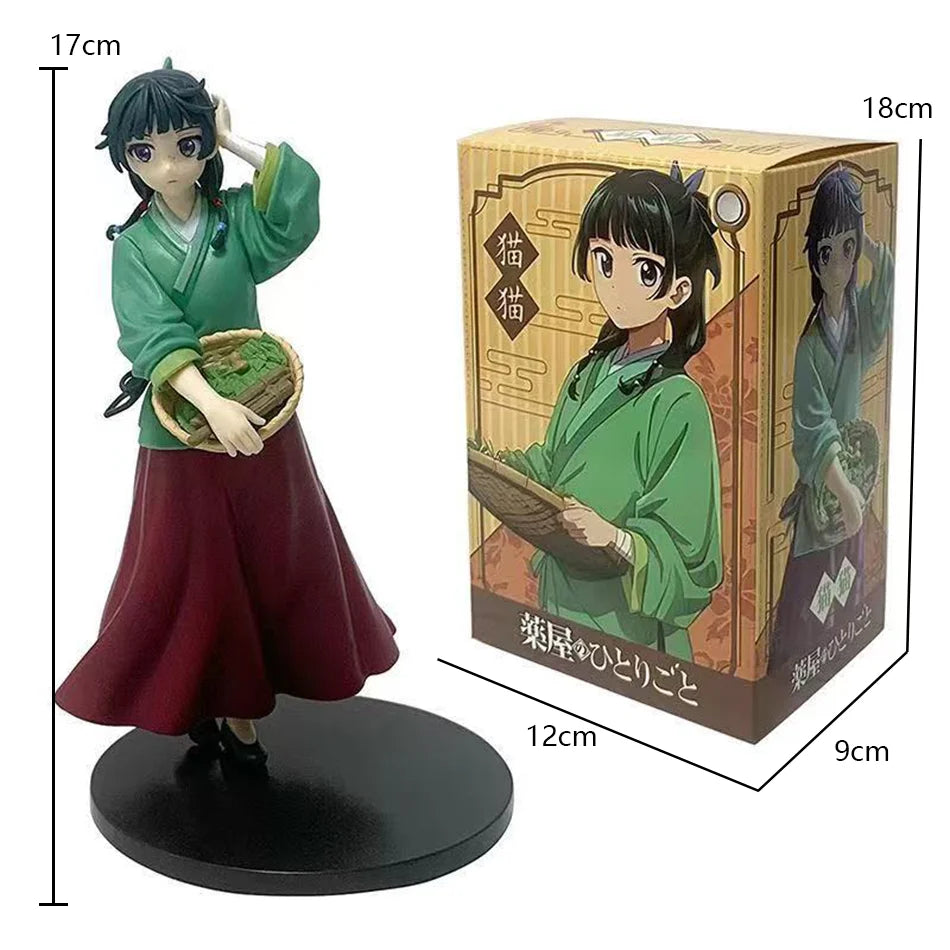 New Anime The Apothecary Diaries Figure 17cm Maomi Action Figural Pvc Model Kawaii Car Decoration Doll Children Toys Christmas
