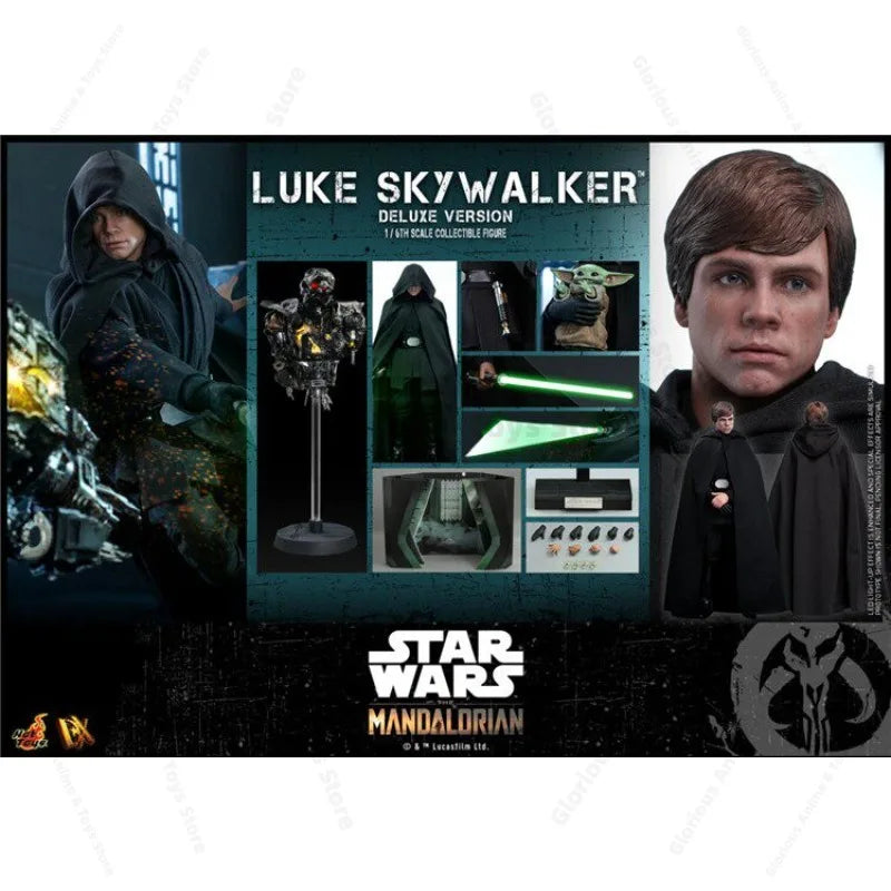 In Stock HOTTOYS HT 1/6 DX22/DX23 Mandalorian Skywalker Luke Jedi Doll Ornament Mobile Model Gift Collection