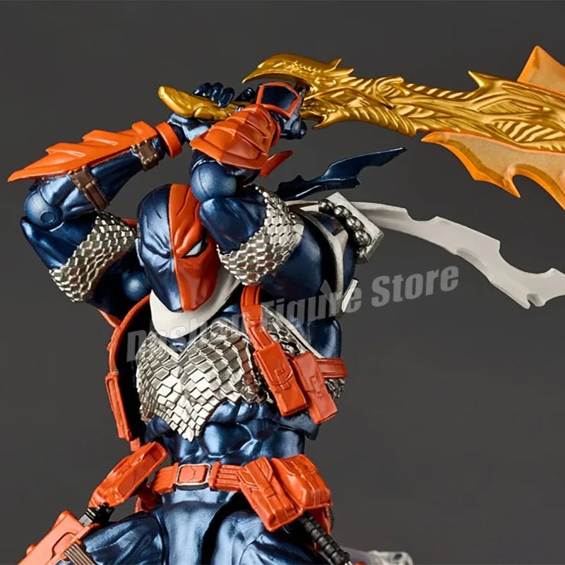 Revoltech Deathstroke Slade Joseph Wilson Action Figure Kaiyodo Amazing Yamaguchi Terminator Figures PVC Collection Model Toys