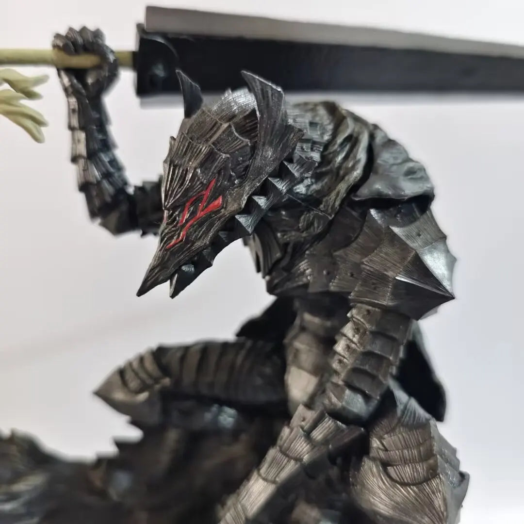 Berserk Guts 23cm In Armor Japanese Classics Anime Figure Model Gk Statue Collection Desktop Decoration Ornament Toys Boys Gifts