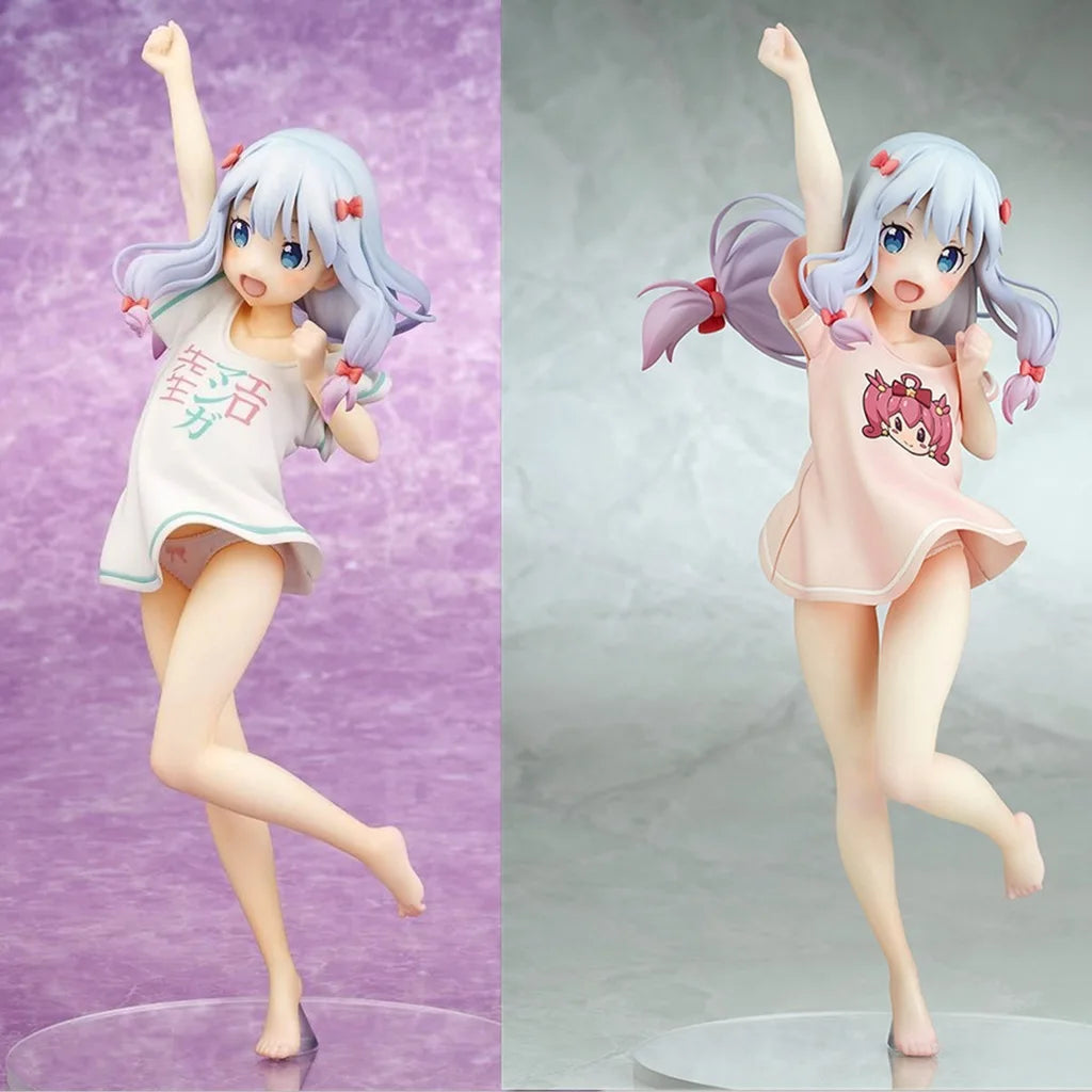 Ero-Manga Teacher And Spring Mist Anime Figure Collectible Model Doll Static Display Japanese Animation PVC Series Gift