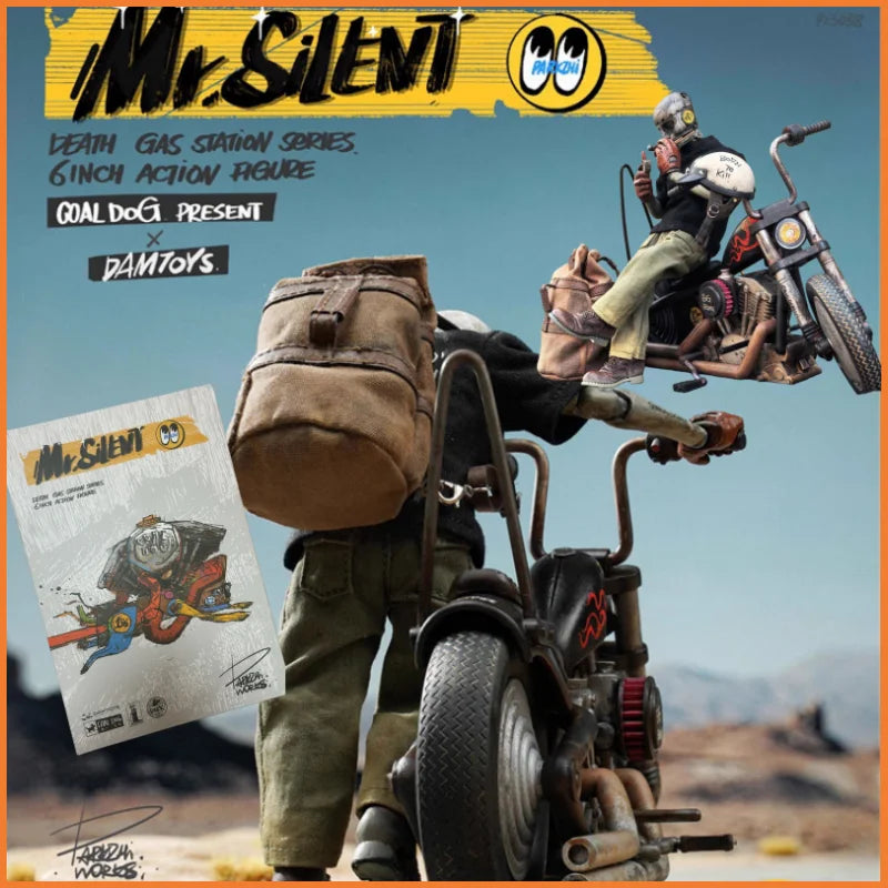 2026 IN STOCK Coal Dog DAMTOYS PES038 PES040 Death Gas Station Series Mr.silent 1/12 Scale Action Figure Model Toy