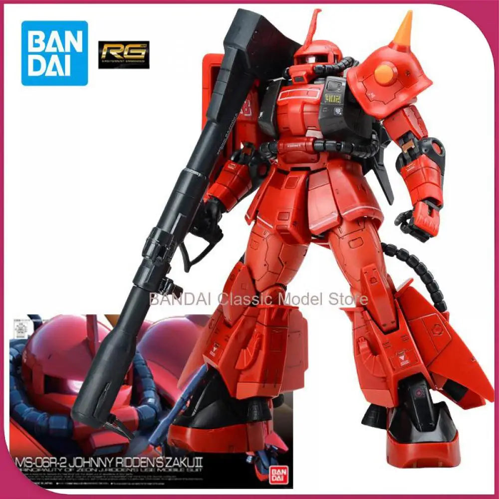 Bandai Gundam MS-06R-2 Zaku2 High Mobility Type Action Figures J.Ridden's Use Mobile Suit Variations Zaku Plastic Model Kit