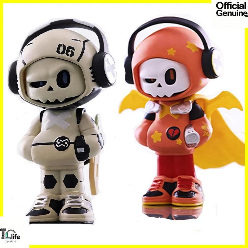 MR.BONE-MINI Red White Temperature Change Series Anime Action Figures Desktop Decoration Collecte Model Mystery Box Gift Toy