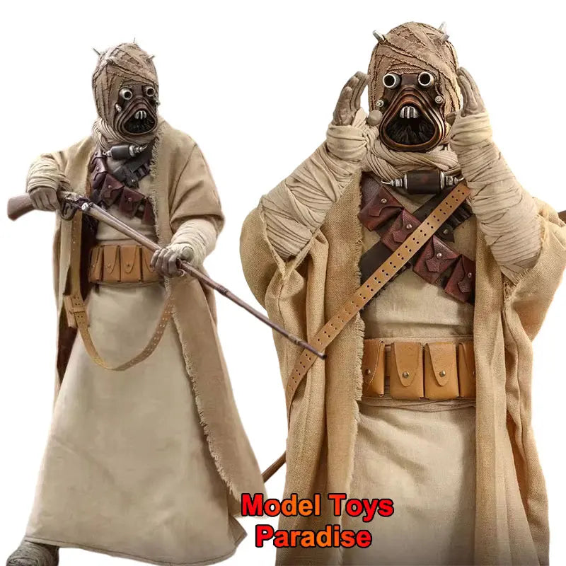 Original HOTTOYS HT TMS028 1/6 Collectible Toys Tusken Raider The Mandalorian Sand People Soldier 12'' Action Figure Model Gifts