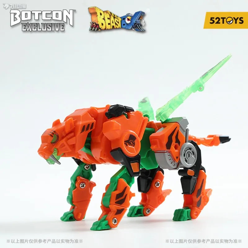 52TOYS BEASTBOX Finished Product Movable Limited Edition Set Kangaroo Tiger Crocodile Dragon Action Toys Model Gifts for Boys