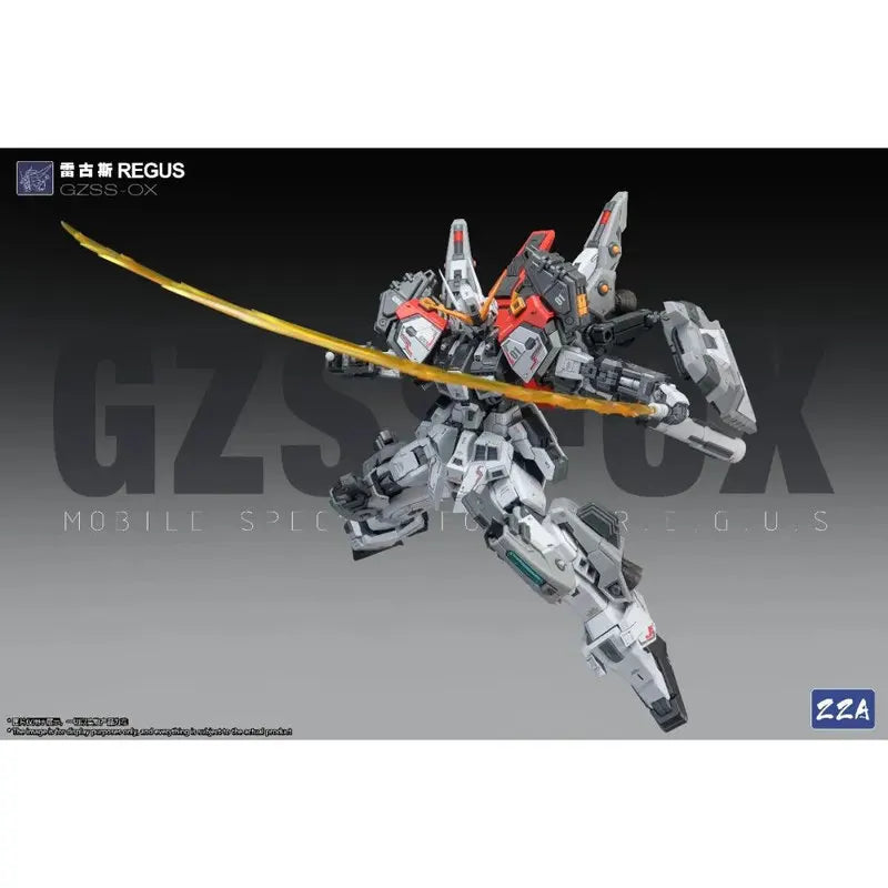 【IN STOCK】ZZA REGUS GZSS-OX-001 Captain Mobile Suit Assembly Plastic Model Kit Collectible Mecha Figure For Hobby Enthusiasts