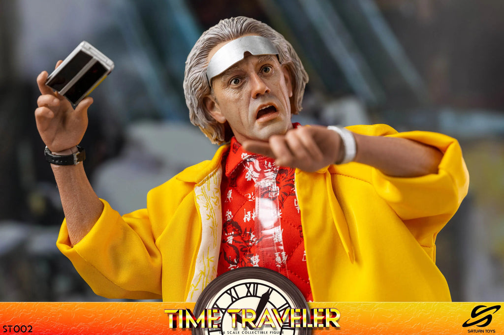 Saturntoys Time Traveler Dr. Brown St002 1/6 Scale Collectible Figure Original Collectible Anime Model Garage Kit Statue Toy