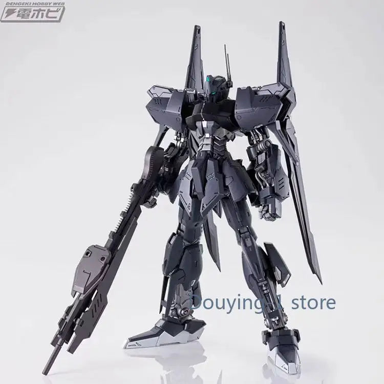 Genuine Bandai 1/100 PB Limited MG GUNDAM HYAKU-SHIKI CRASH GBWC Black Action Figure Gift Anime Model Toy
