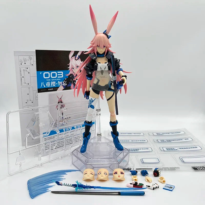 28cm Honkai Impact 3rd Theresa Apocalypse Anime Girl Figure Houkai Sakura Yae/Kiana Kaslana Action Figure Collection Model Toy