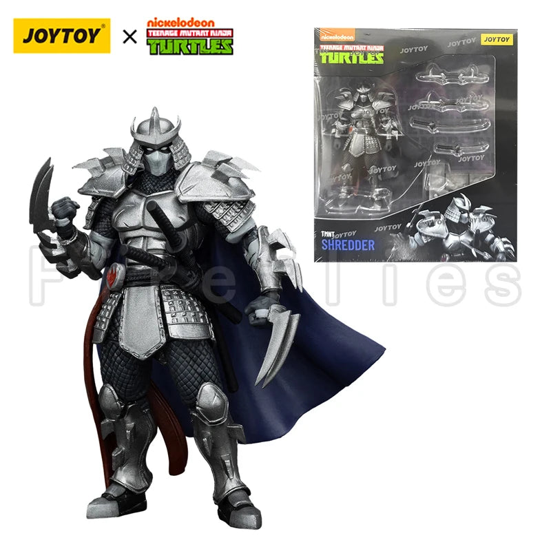 1/18 JOYTOY Action Figure Turtles Shredder Foot Clan AB Re-issue Version Anime Model Toy