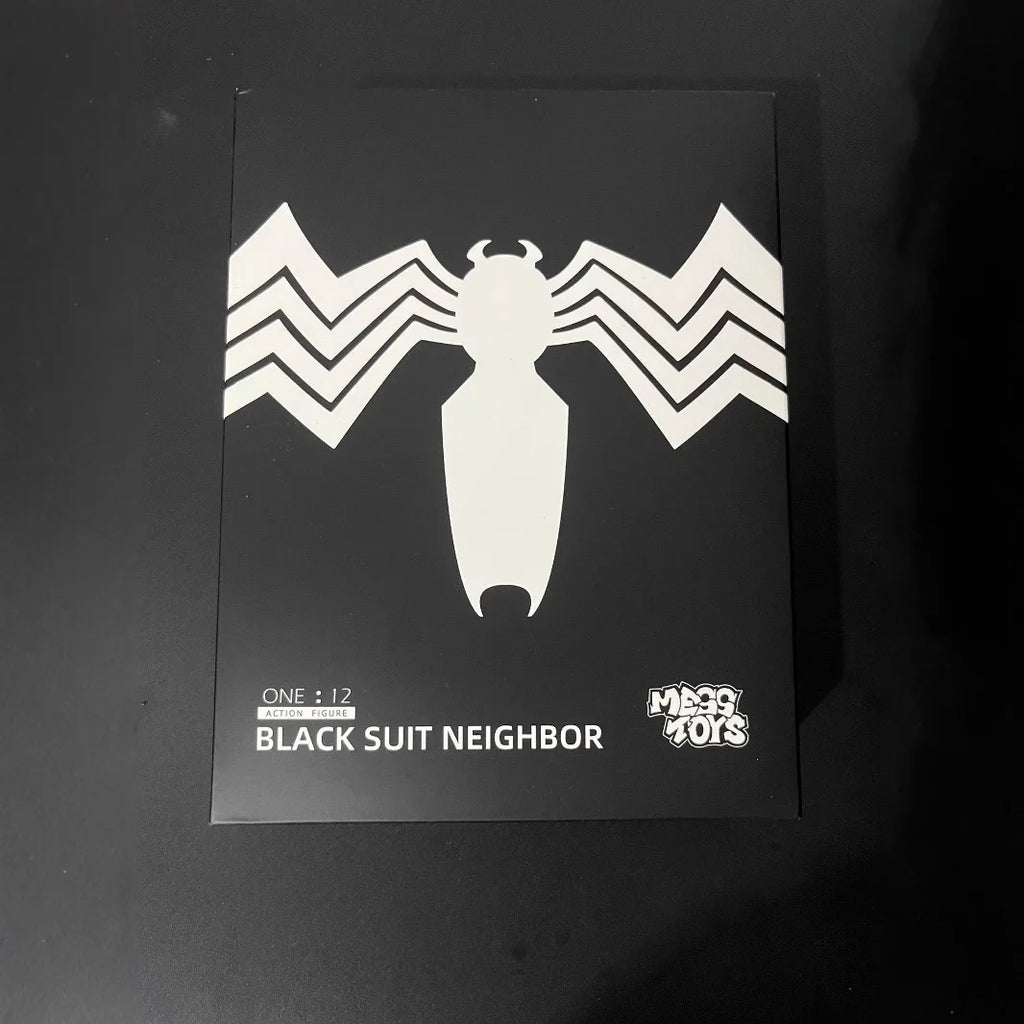 Black Spider-Man Venom Suit Action Figure Model Joint Movement Collectible Desktop Decoration Holiday Gift Neighbour Symbiote