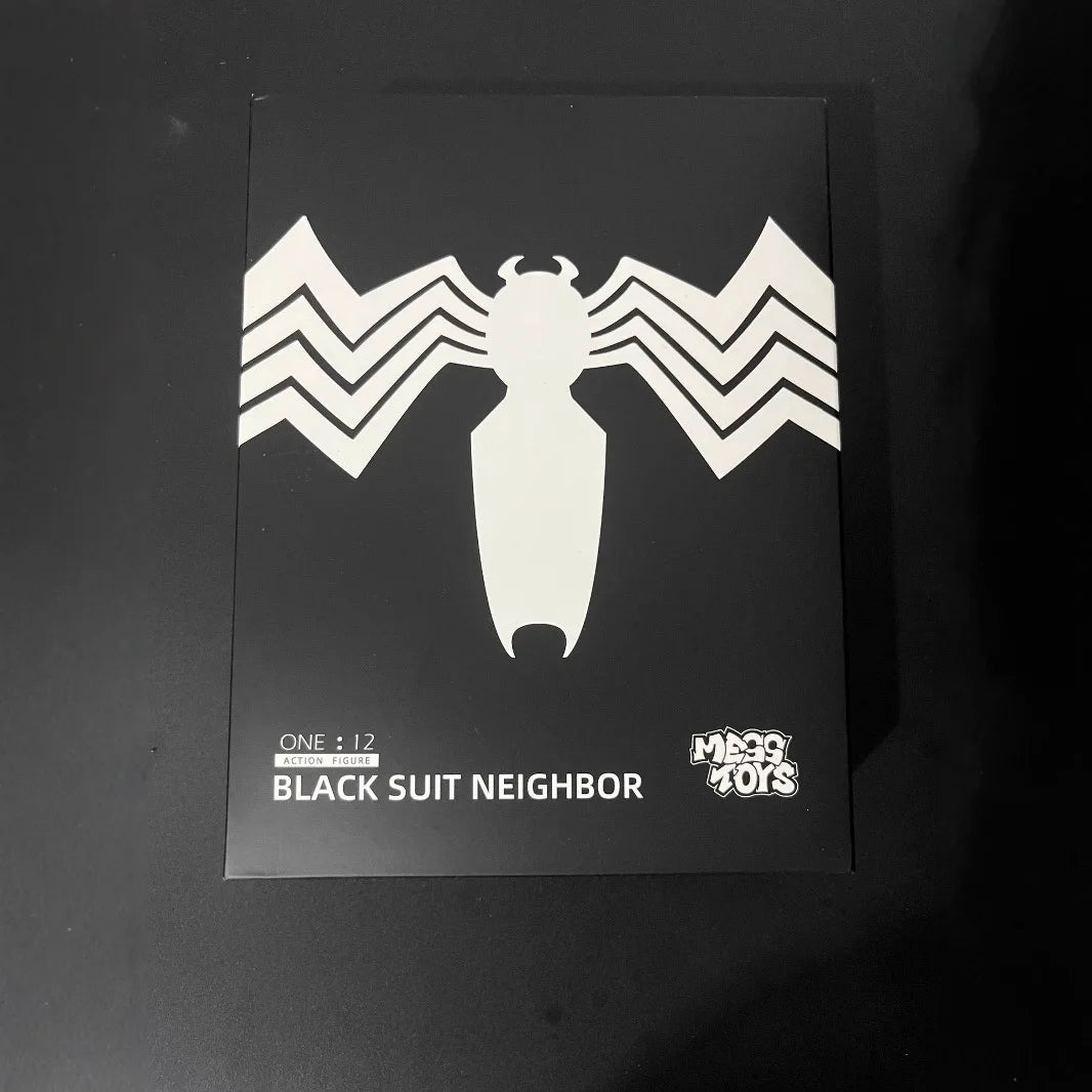 Black Spider-Man Venom Suit Action Figure Model Joint Movement Collectible Desktop Decoration Holiday Gift Neighbour Symbiote