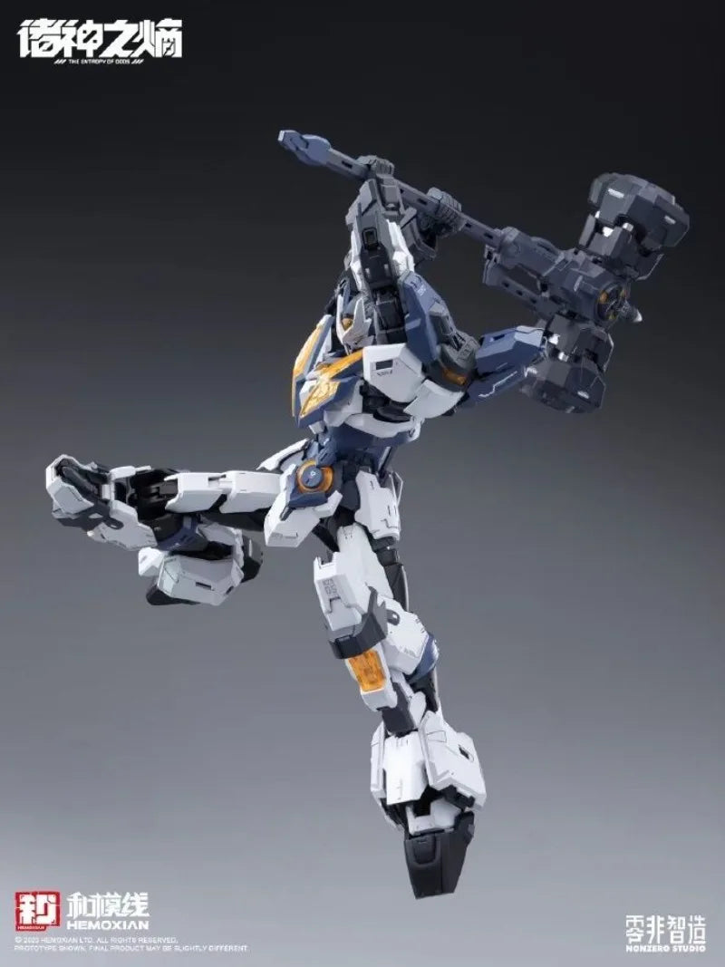 Hemoxian 1/100 Zero-Non Series Entropy of The Gods Thunder God NZS-05-3 Assembled Mech Model Kit Figure Collectible Gift for Boy