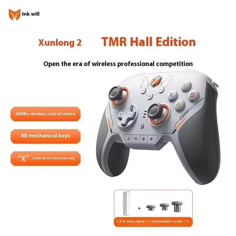 Bigbigwon Blitz 2 Tmr Star Flash Wireless Bluetooth Gamepads Somatosensory Controllers Customized 2000hz For Ns Pc Steam Game