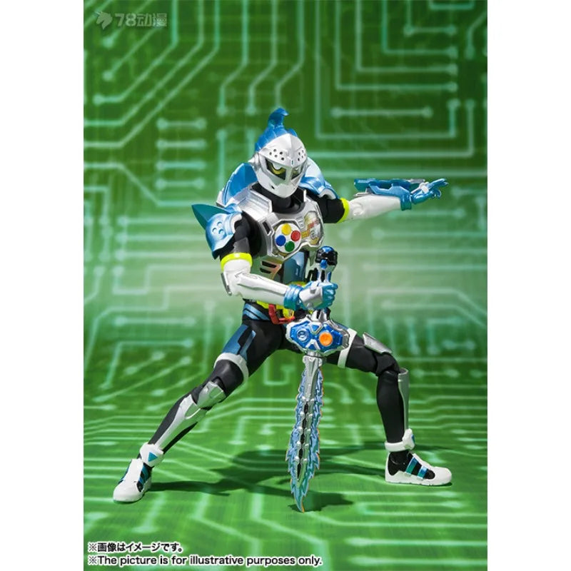 BANDAI Genuine S. H. Figuarts Series Movable Toys Kamen Rider Series Brave,Ex-Aid,Snipe Trio Movable Finished Product Model