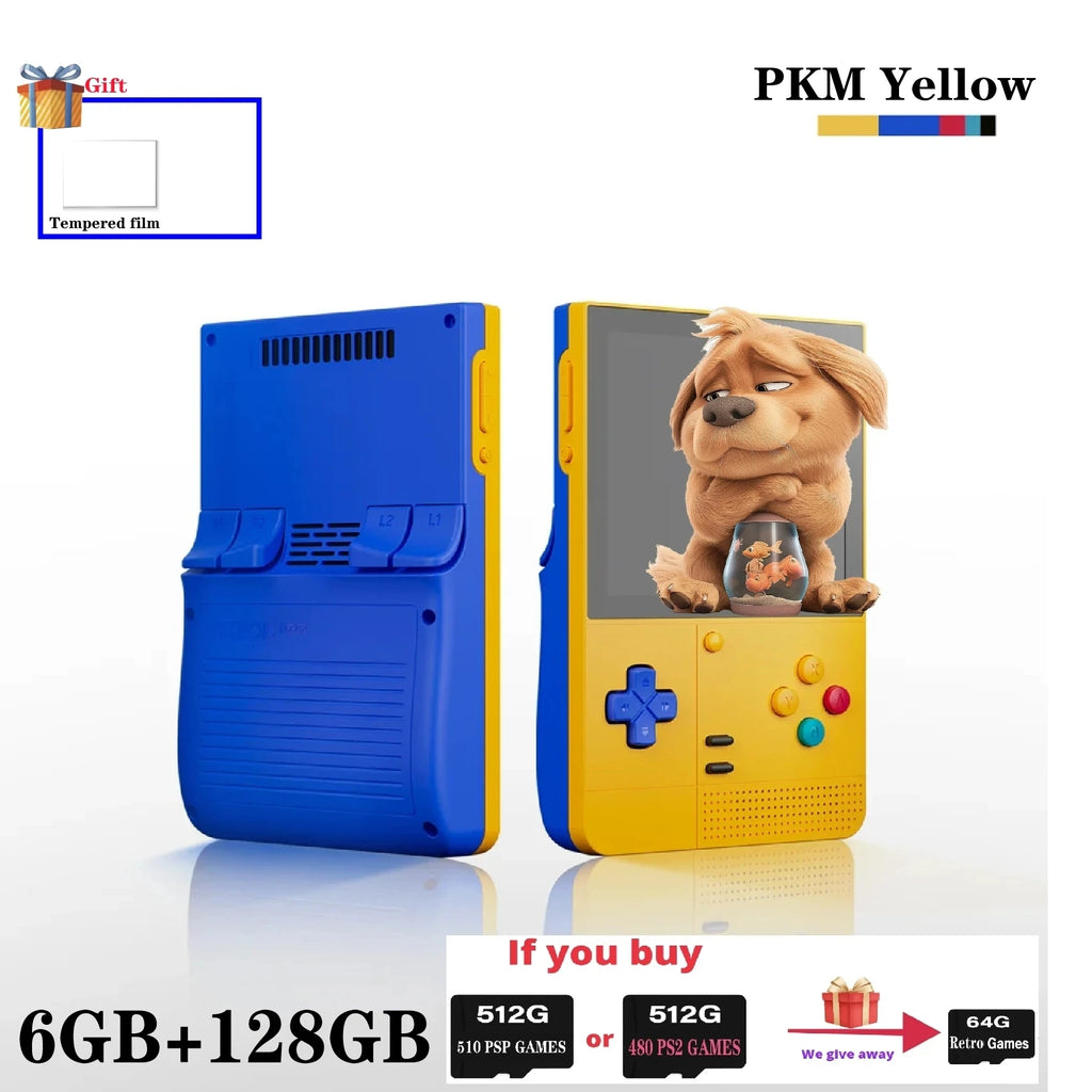 Retroid Pocket Classic Retro Handheld Game Console Android14 3.92 Inch AMOLED Touch Screen Video Player Wifi Bluetooth PSP PS2