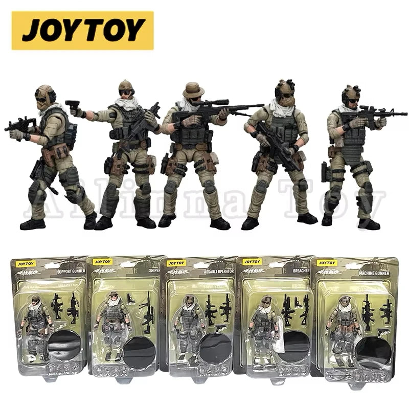 JOYTOY 1/18 3.75 Action Figures Military Armed Force Series Anime Model Gift