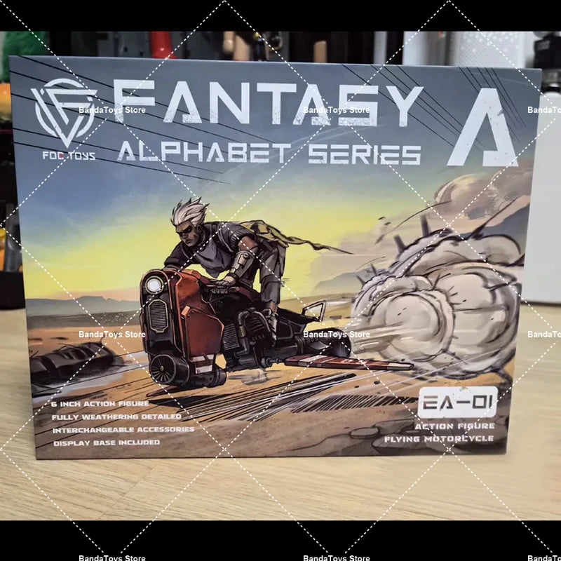 In Stock 100% Original FOGTOYS Fantasy Alphabet Series A 1/12 Figure and Vehicle Set Anime Action Collection Figures Model Toys