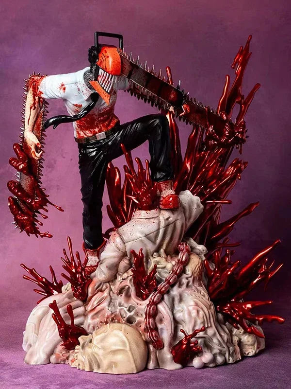Chainsaw Man 29cm Denji Anime Figure Makima Action Figura Cute Pochita Kawai Adult Collectible Model Doll Home Decor Toy for Kid