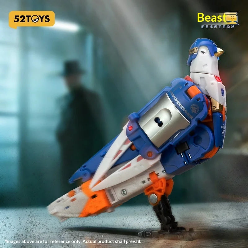 52TOYS BEASTBOX BB-76 Lovegun Peace Pigeon Transforming Mecha Robot Action Figure Collectible Gift For Anime Fans And Collectors