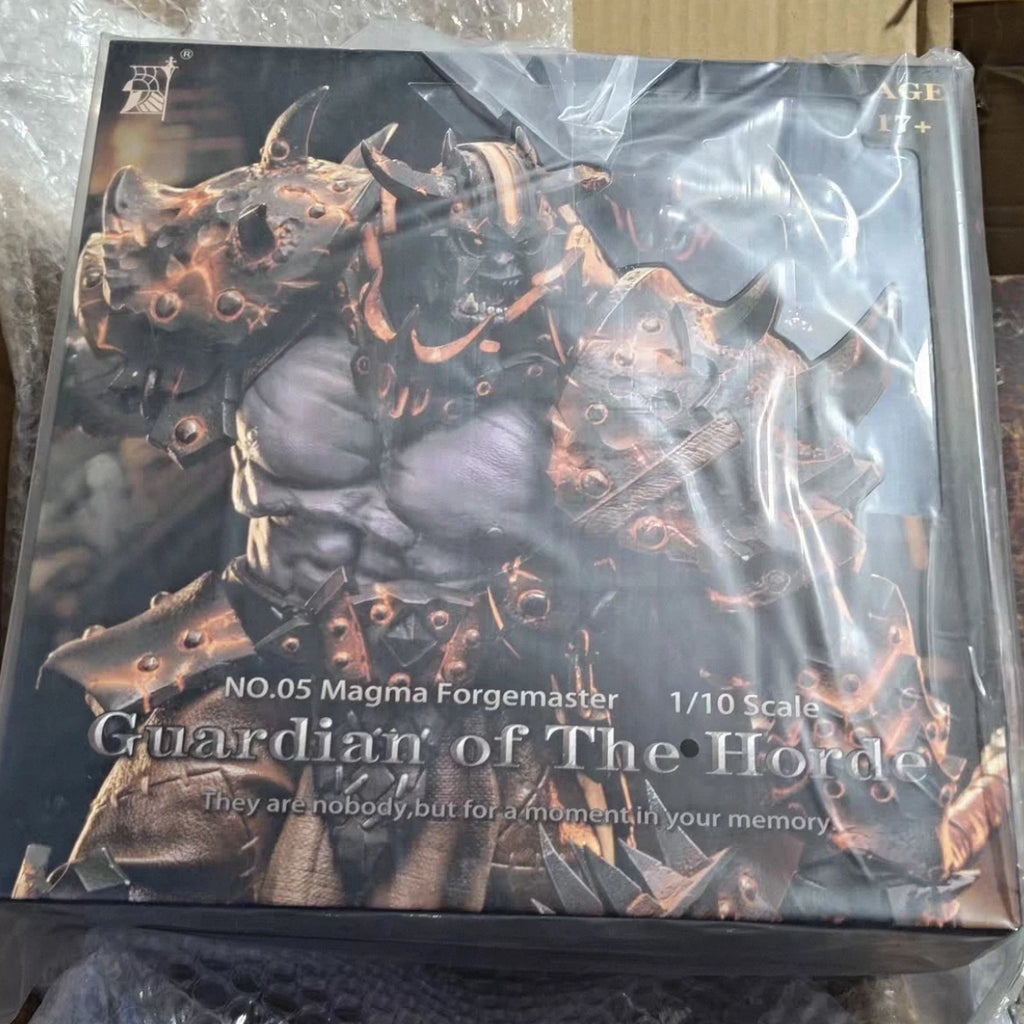Оригинален комплект играчки Greyknight Wow Orc No.05 Magma Forgemaster Guardian Of The Horde в мащаб 1/10, сив рицар, коледни подаръци
