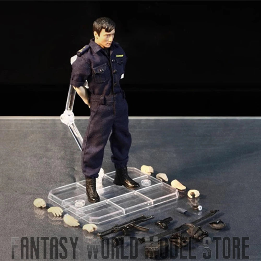 90's TH025 1/12 Scale Male Soldier Nicholas Tse Customs Task 6'' Full Set Collectible Action Figure Model Doll Toy For Fans Gift