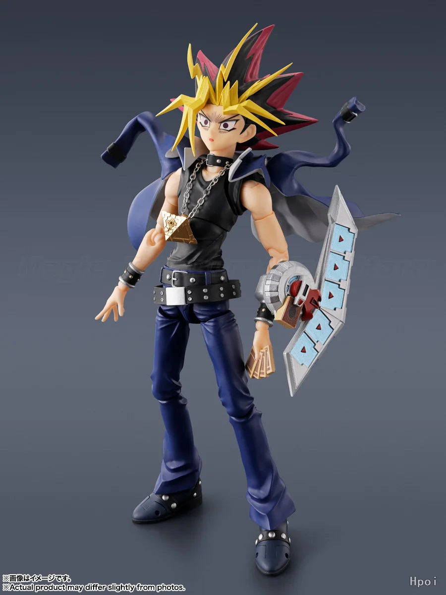 【In stock 】Original BANDAI SPIRITS S.H.Figuarts Yu-Gi-Oh! Yami Yugi  Action-figure  Anime