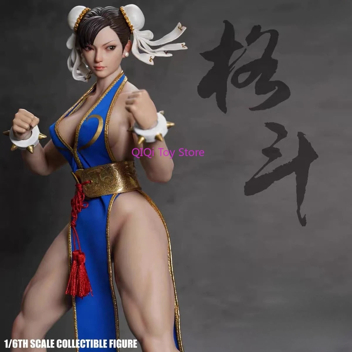 Brand new in stock  Chunli 023 blue, black  Fighting Goddess 2.0 Chunli movable doll