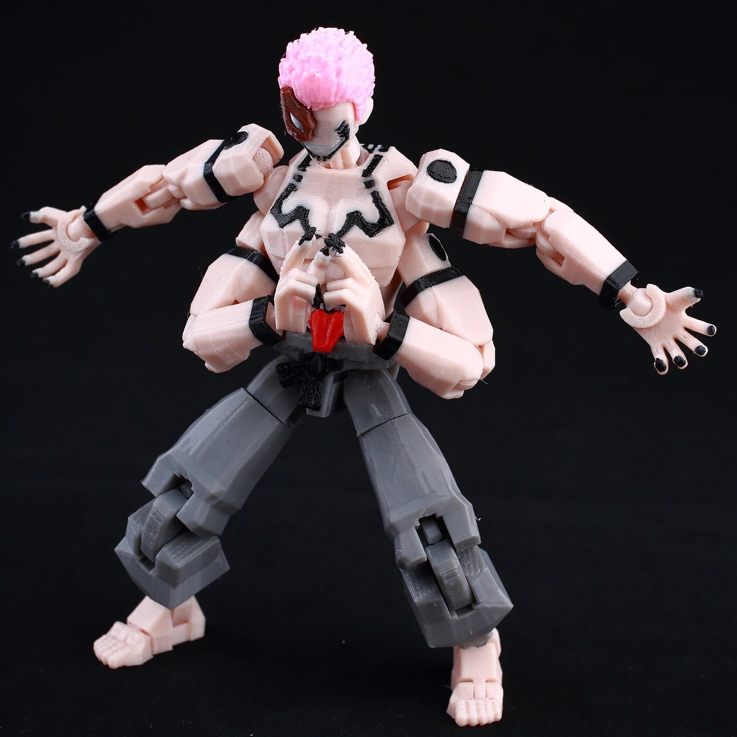 9L 3D-gedruckter Anime Jujutsu Kaisen Sukuna Lucky13 Dummy 13 beweglicher Shapeshift T13 Actionfiguren Schaufensterpuppenspielzeug für Sammler