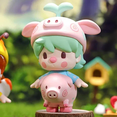 PopMart Sweet Bean Animals Babies Mystery Box Guess Bag Toys Doll Cute Anime Figure Desktop Ornaments Collection Gift Cute Model