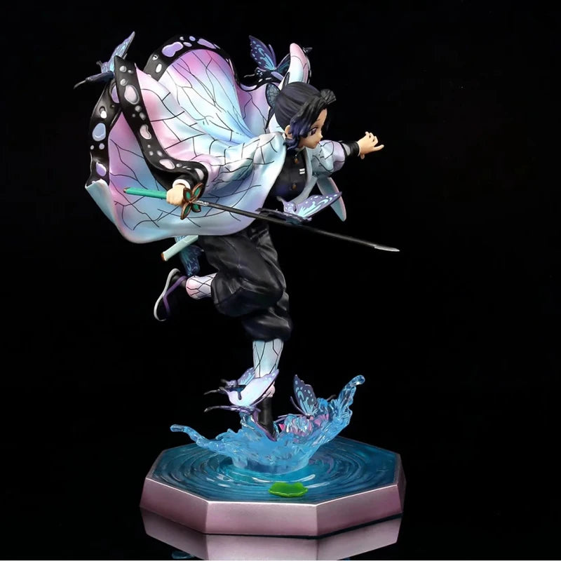 23CM Demon Slayer Kochou Shinobu GK PVC екшън фигурка аниме фигурка модел играчки колекция орнамент детска кукла подарък