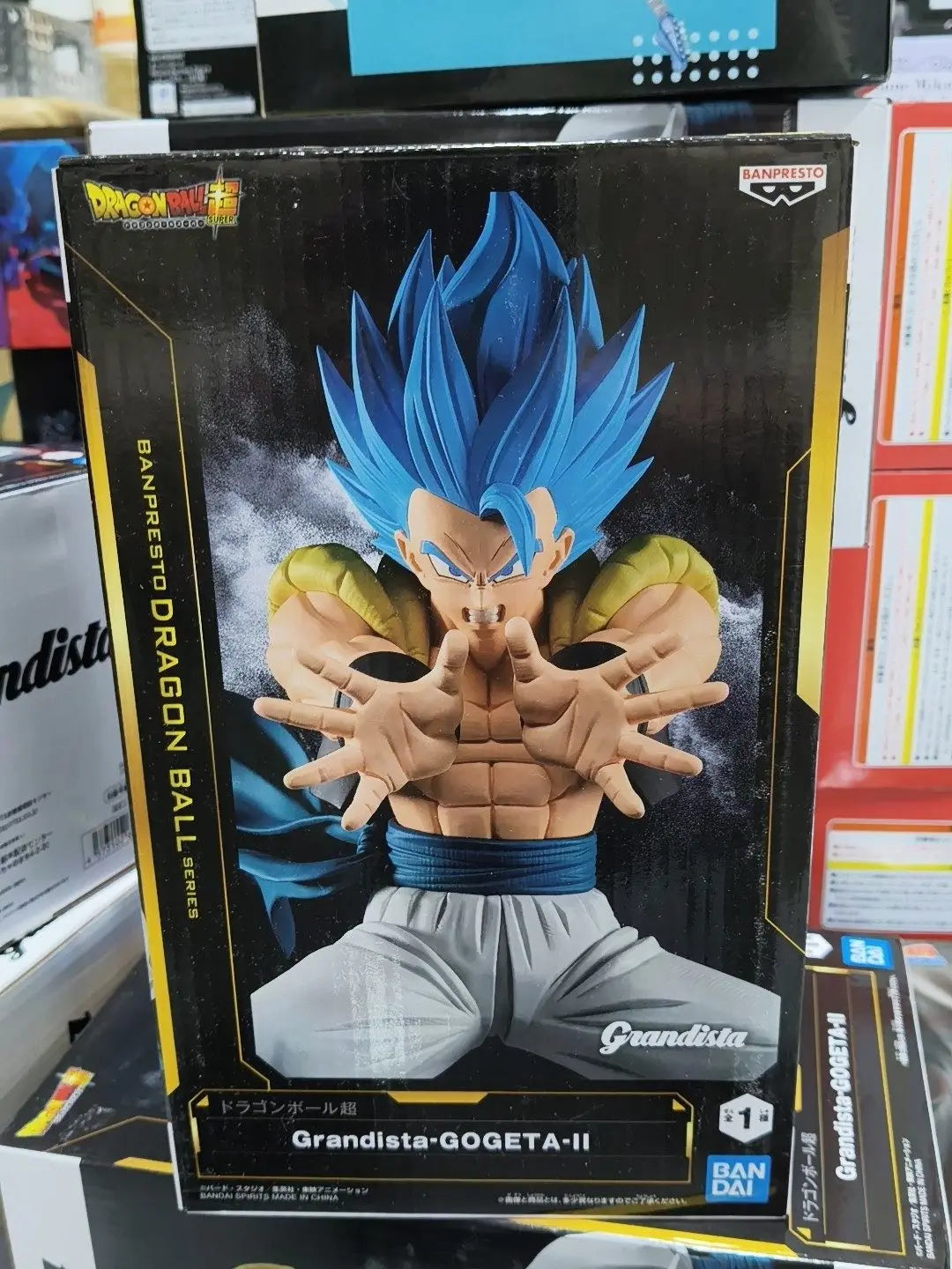In Stock Original Bandai Banpresto Dragon Ball Chou Grandista Gogeta Anime Action Figures Model Ornaments Toy Gift 25Cm
