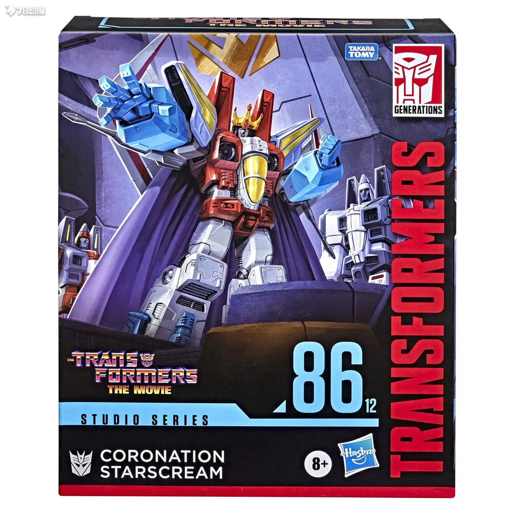 In Stock Original Hasbro Transformers Studio Series SS86-12 Leader Class Coronation Starscream Articulated Action Figure