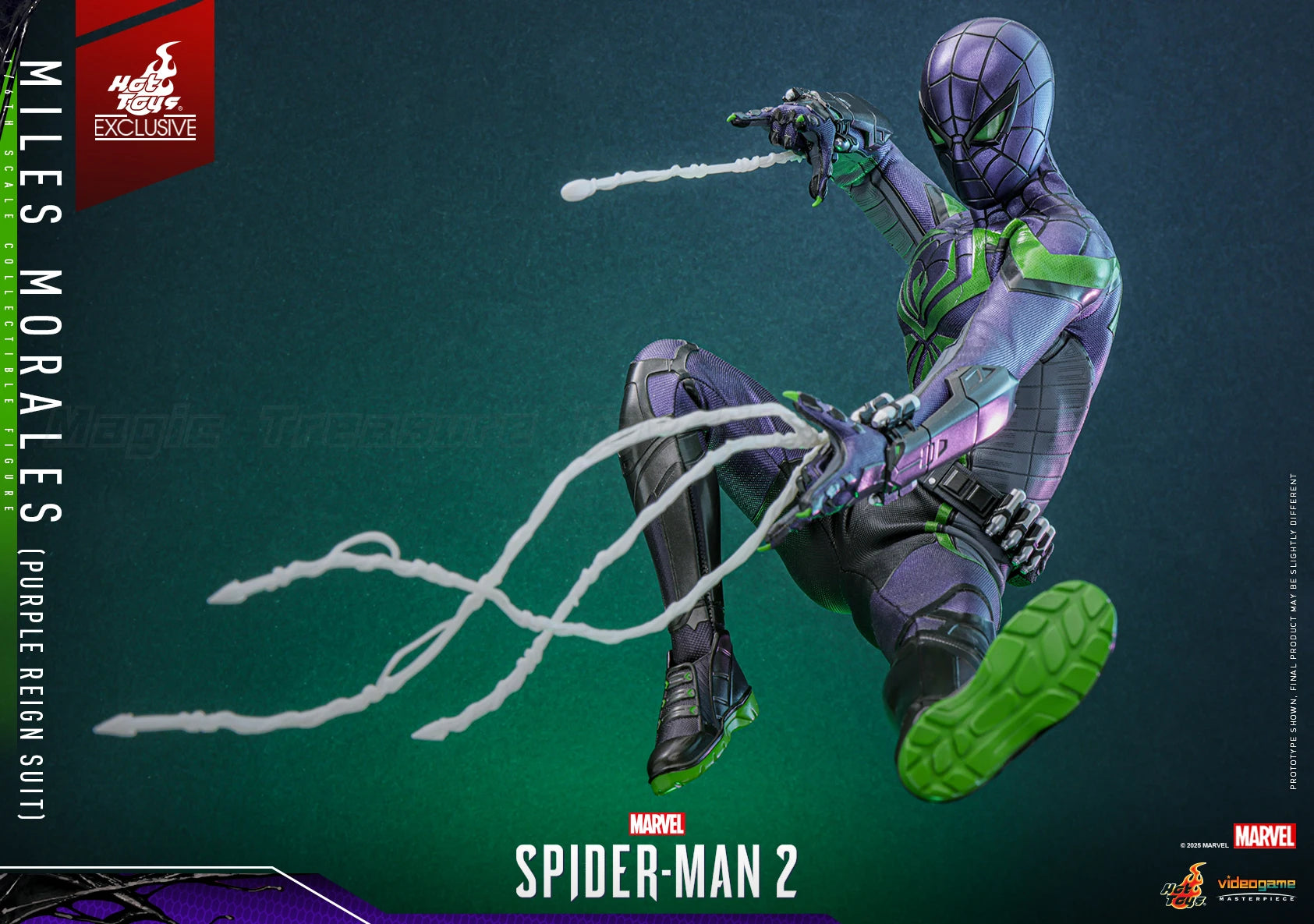 【MT】Hot Toys VGM68 Marvel "Spider-Man 2" Myers Morales (Purple Shadow Dynasty War Clothes) 1:6 Ratio Collection Figure Model