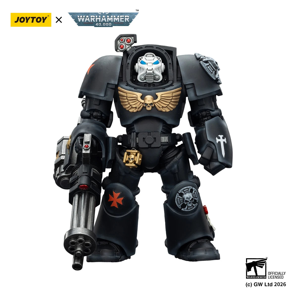 JOYTOY Warhammer 40k 1/18 Action Figures Terminator Black Templars Dark Angels Imperial Fists White Scars Salamanders Model Toys