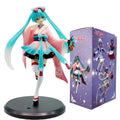 FuRyu Original Genuine Vocaloid Hatsune Miku Tenitol Tenitol Neo Tokyo Series Kimono 20cm Collections Model Figures Toys Gifts