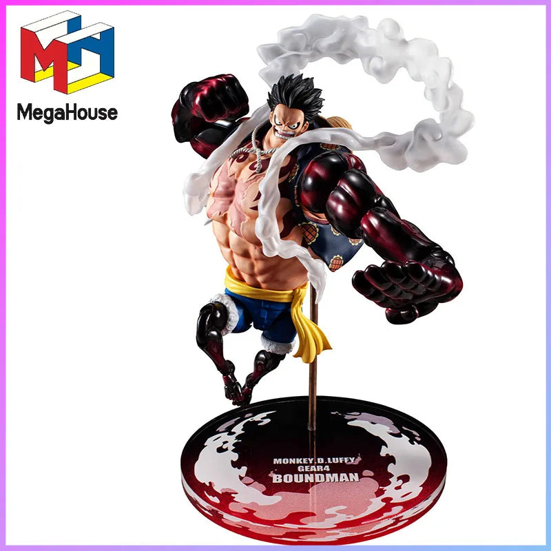MEGAHOUSE VARIABLE ACTION HEROES ONE PIECE MONKEY D LUFFY GEAR 4 BOUNCE MAN POSEABLE ACTION FIGURE OFFICIALLY LICENSED original