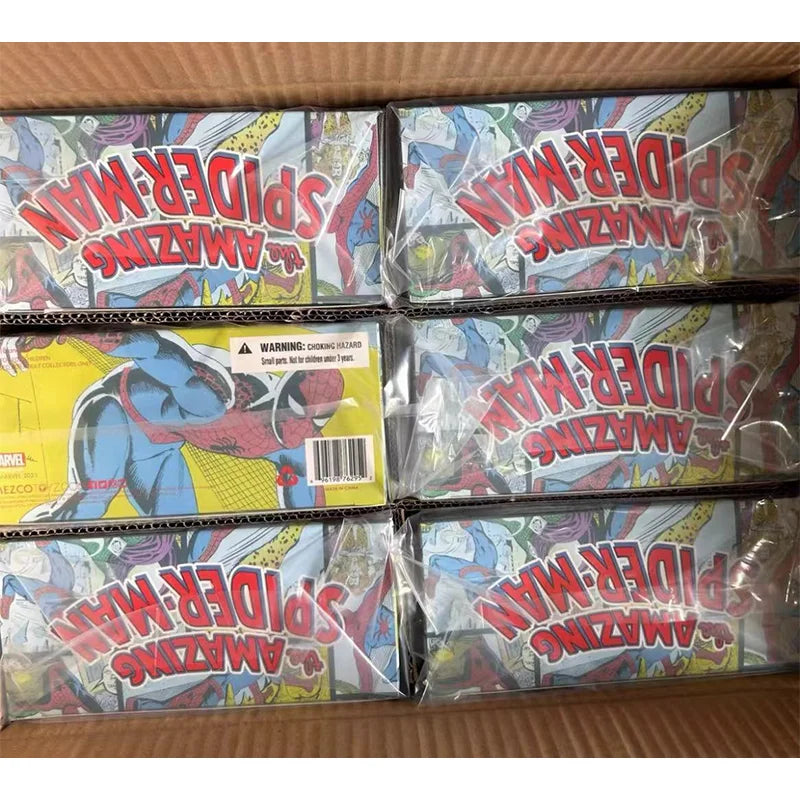Original Mezco The Amazing Spider Man Deluxe Edition One:12 6 Inch In Stock Anime Action Collection Figures Model Toys