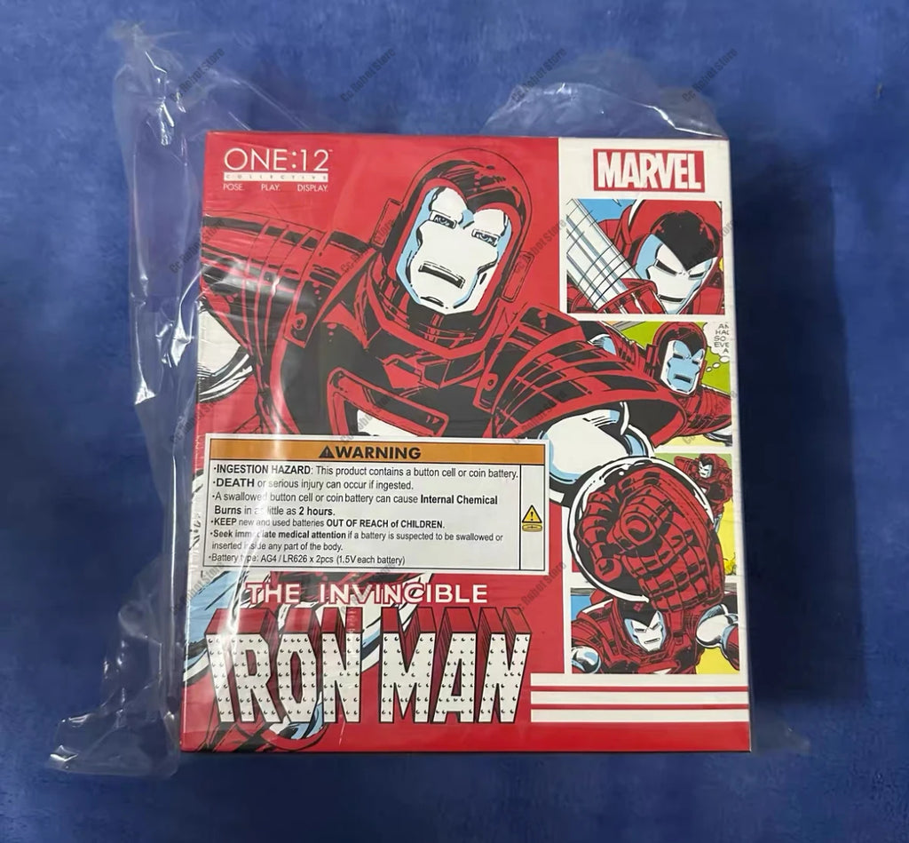 Original Hot-Selling Mezco Toyz ONE:12 Iron Man Silver Centurion Edition Anime Action Figure Collectible Model Gift Toy