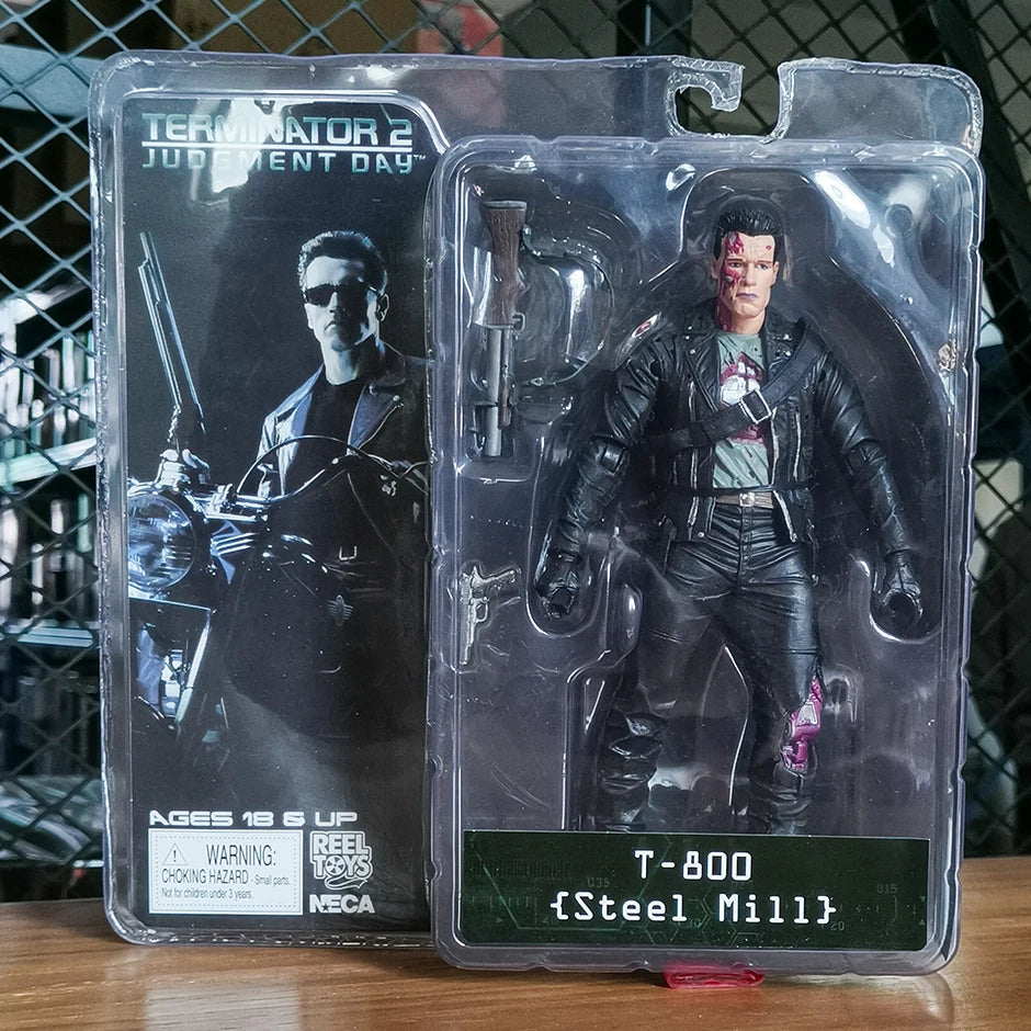 NECA The Terminator T-800 Steel Mill PVC Action Figure Collection Model Toy Doll Gift
