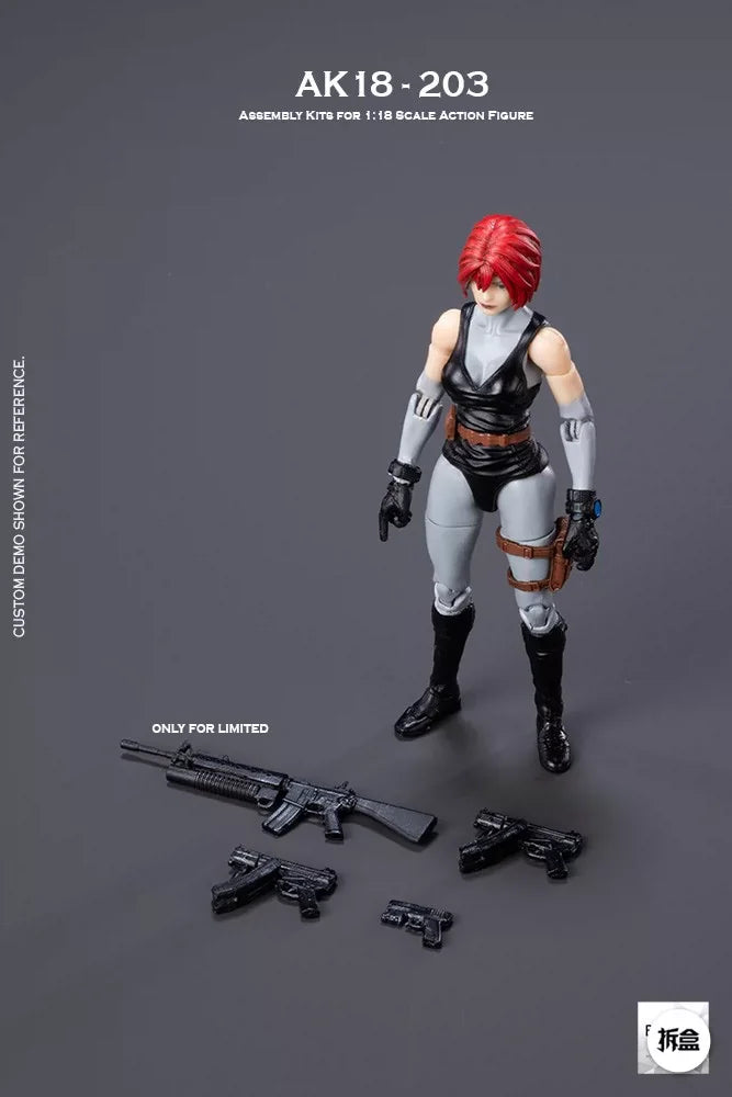 authentic In Stock Borisping 1/18 Scale Ak18 202&203  Ada Wong Assembly Kits Action Fiugre Limited edition